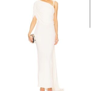 Michael Costello x Revolve Lauren Gown in Ivory